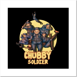 Chubby soldier Posters and Art